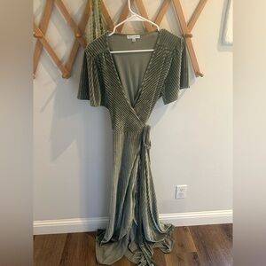 Baltic Born Olive Green Maxi Dress